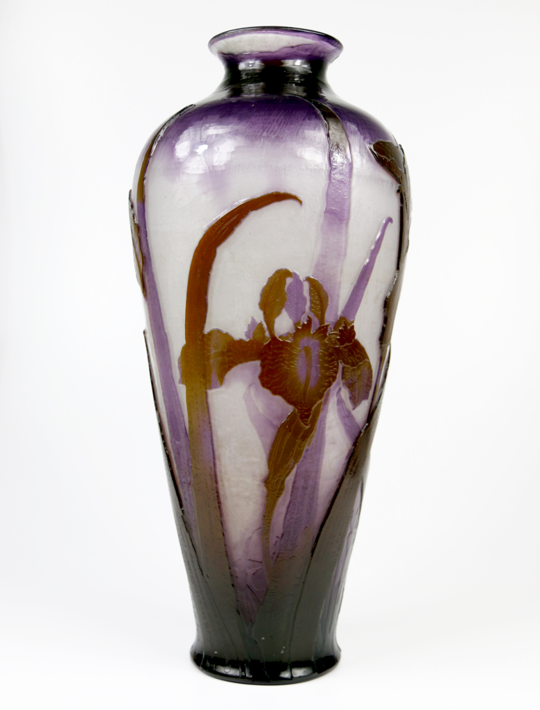 Emile Gallé: Keramik, Glas und Möbel des Émile Gallé Glass Vase | M.S. Rau